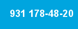 931 178-48-20 931 178-48-20